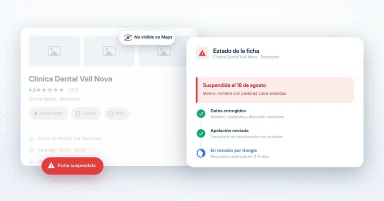 como reclamar una ficha de google suspendida