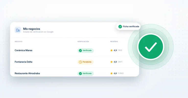 cómo verificar una ficha de google maps