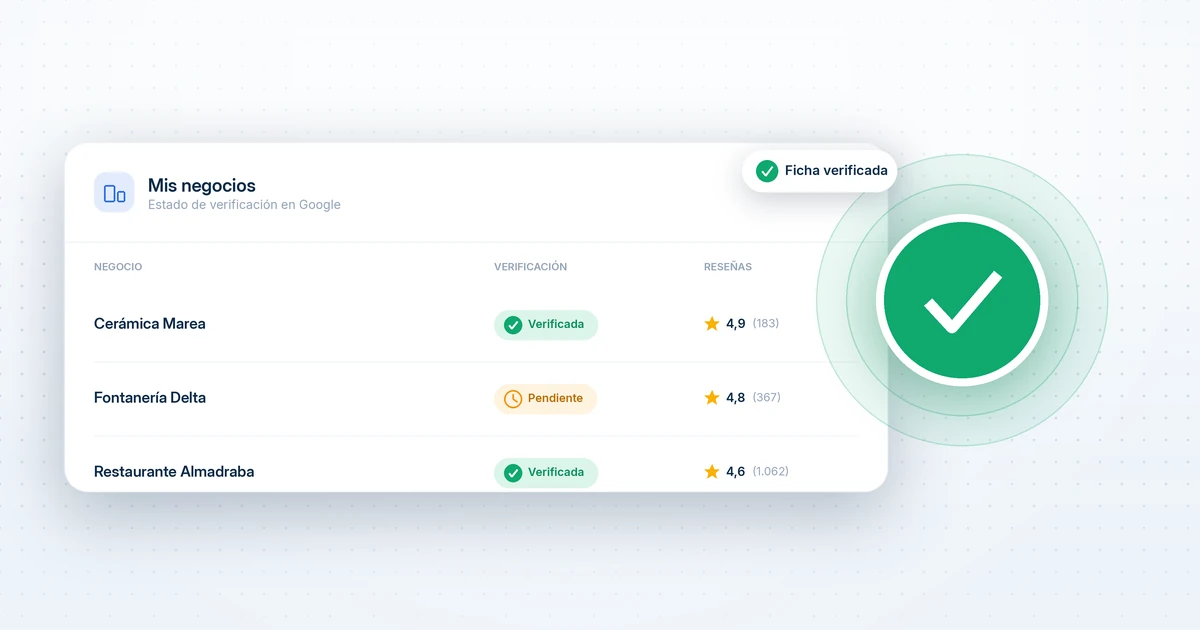 cómo verificar una ficha de google maps